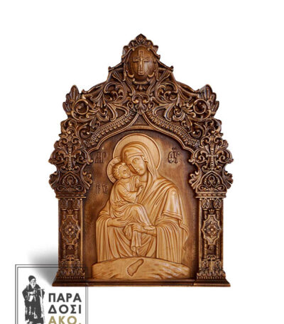Ξύλινη σκαλιστή εικόνα της Παναγίας του Πέλματος ή Παναγίας του Ποτσάεφ