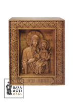 Ξύλινη σκαλιστή εικόνα της Αγίας Άννας