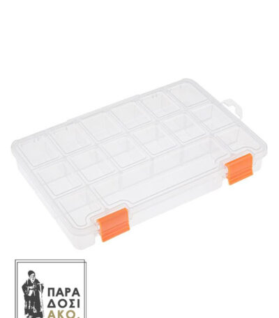 Κουτί αποθήκευσης ιδανικό για σκόνες αγιογραφίας με 15 θέσεις 23x15x3,5cm
