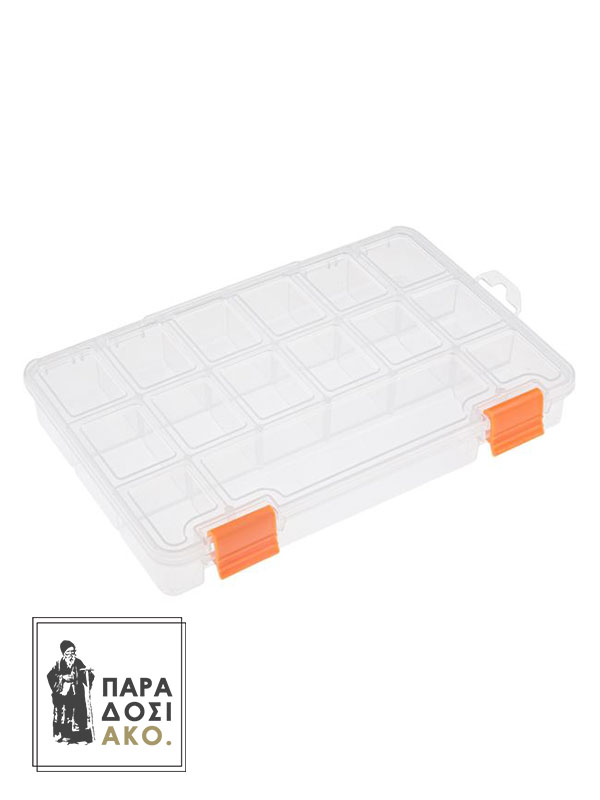 Κουτί αποθήκευσης ιδανικό για σκόνες αγιογραφίας με 15 θέσεις 23x15x3,5cm